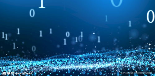 科技數字背景設計圖